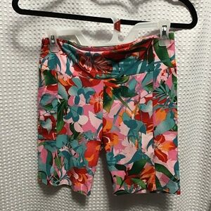 Floral Women's bike shorts nwt